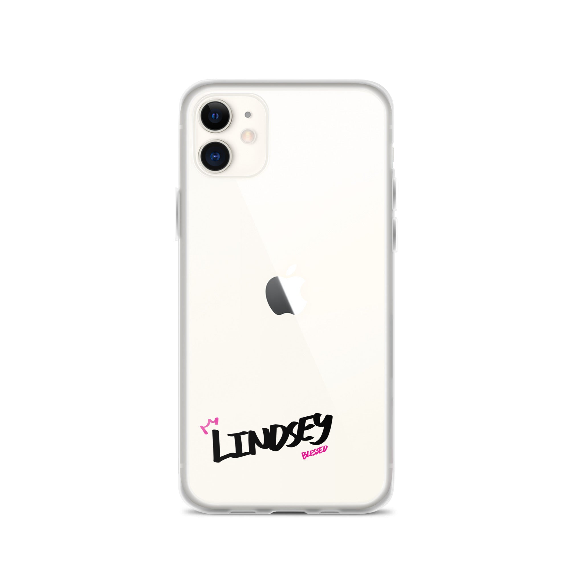 Clear iPhone Case - Lindsey Blessed