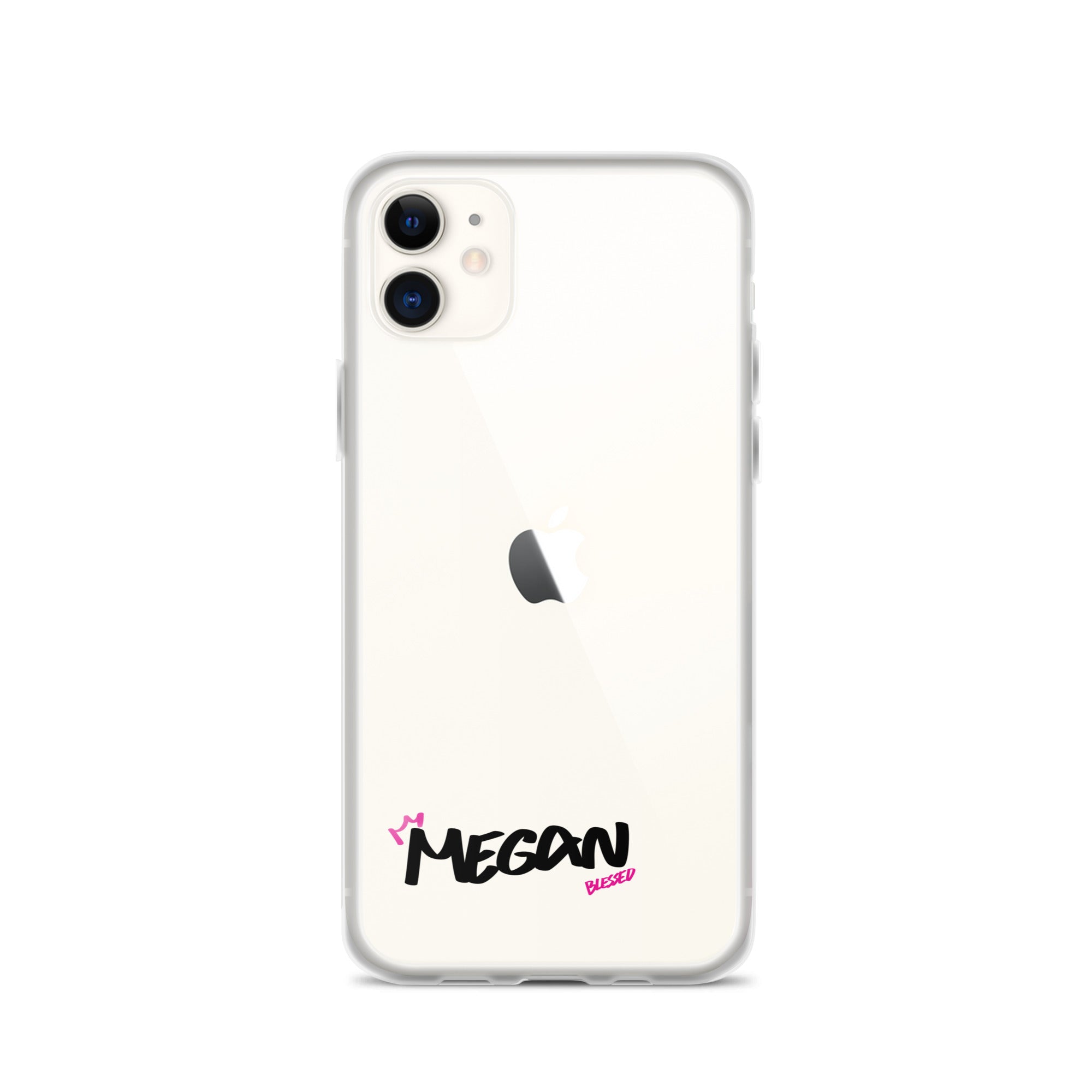 Clear iPhone Case - Megan Blessed