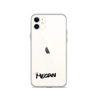 Clear iPhone Case - Megan