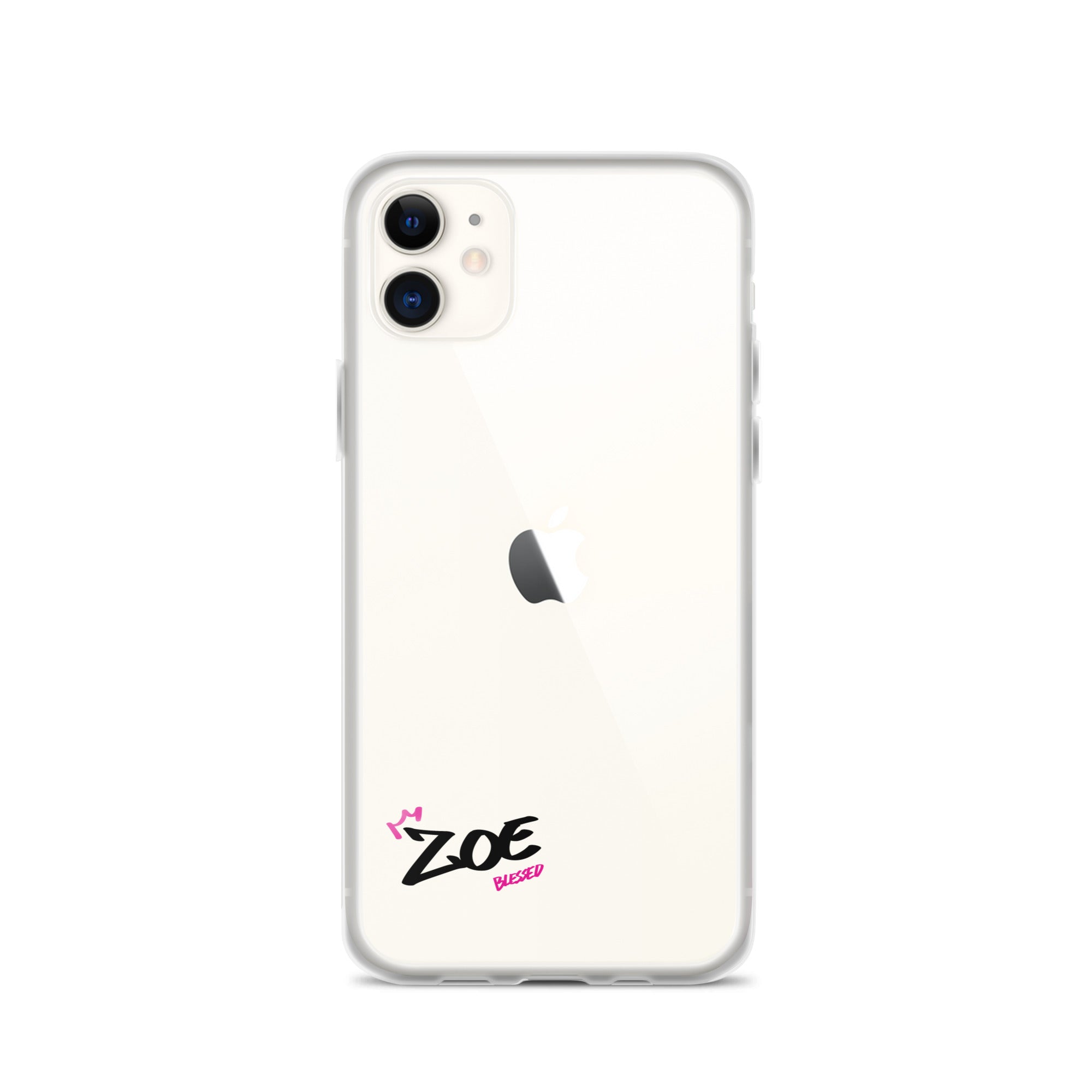 Clear iPhone Case - Zoe Blessed