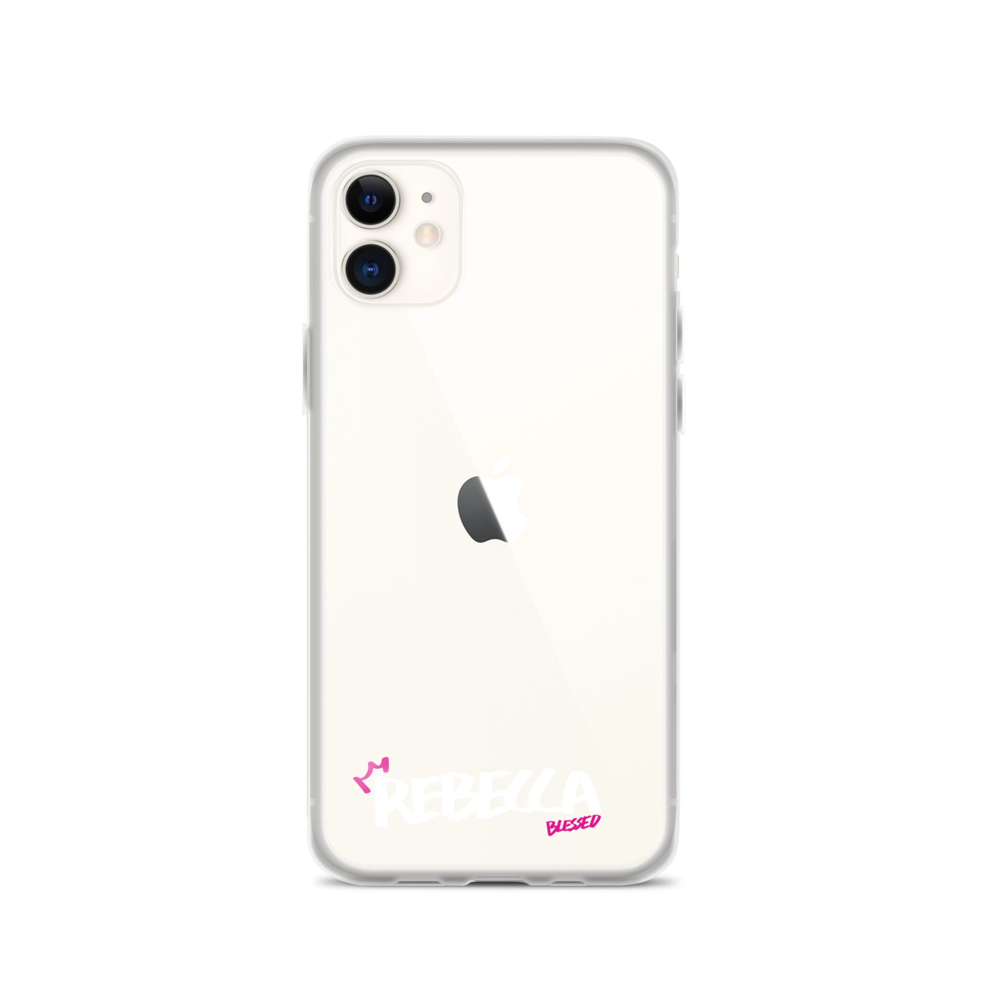 Clear iPhone Case - Rebecca Blessed