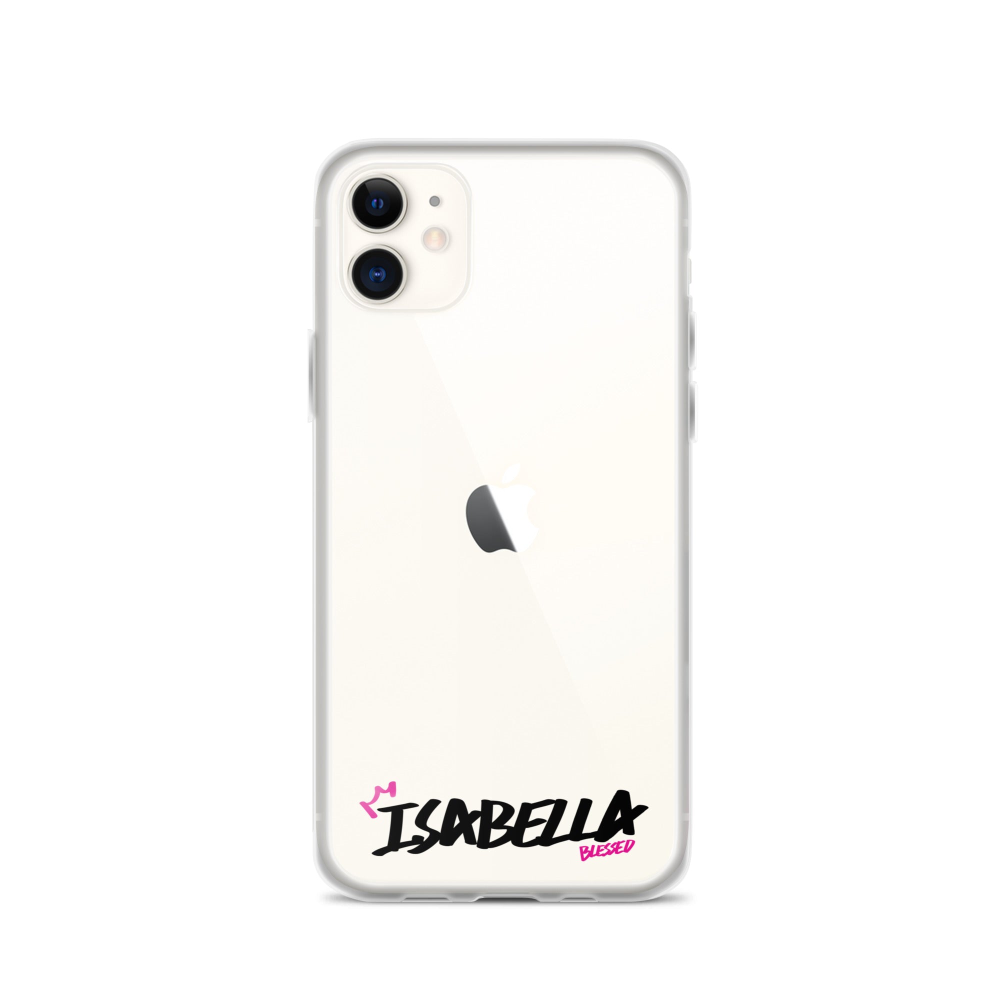 Clear iPhone Case - Isabella Blessed