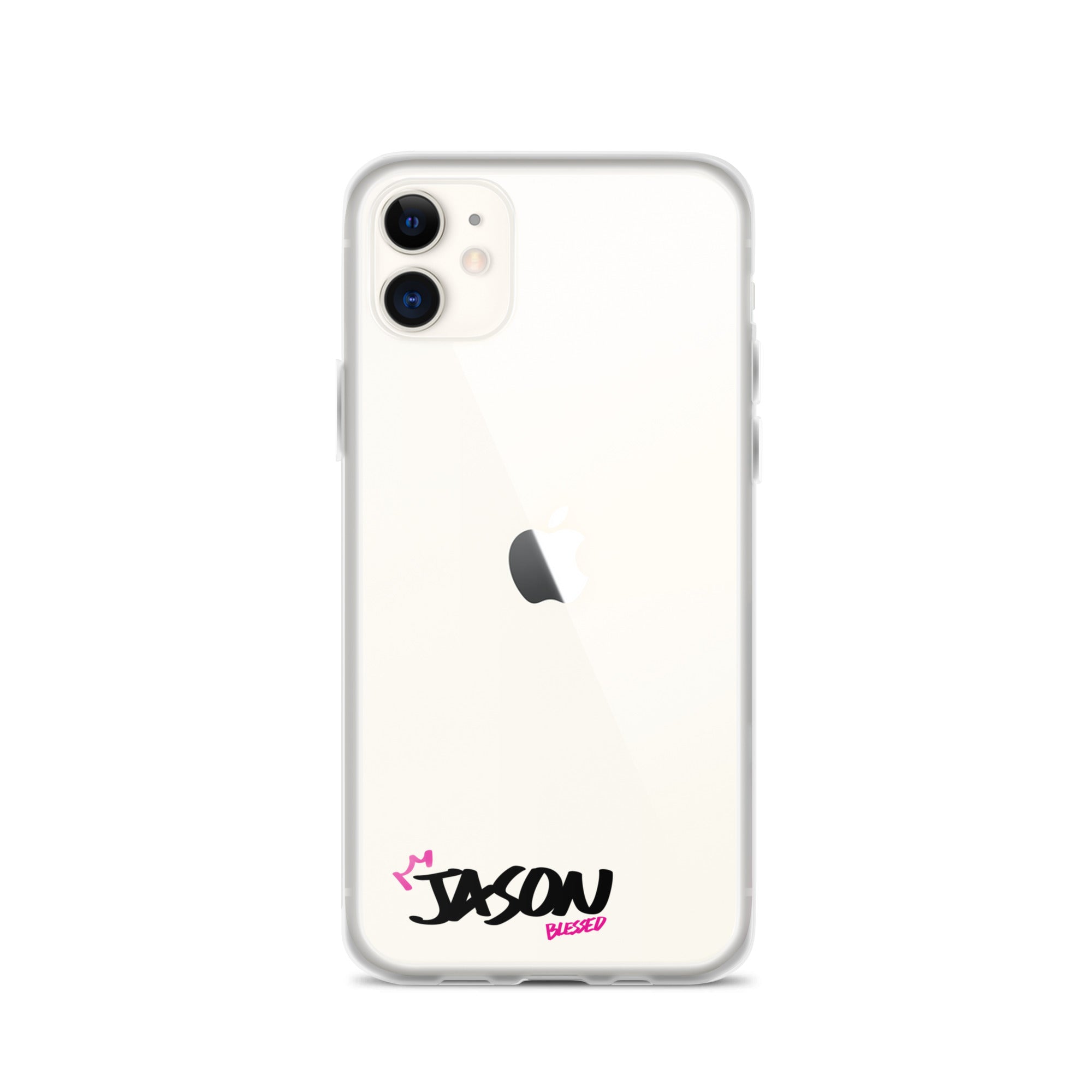 Clear iPhone Case - Jason Blessed