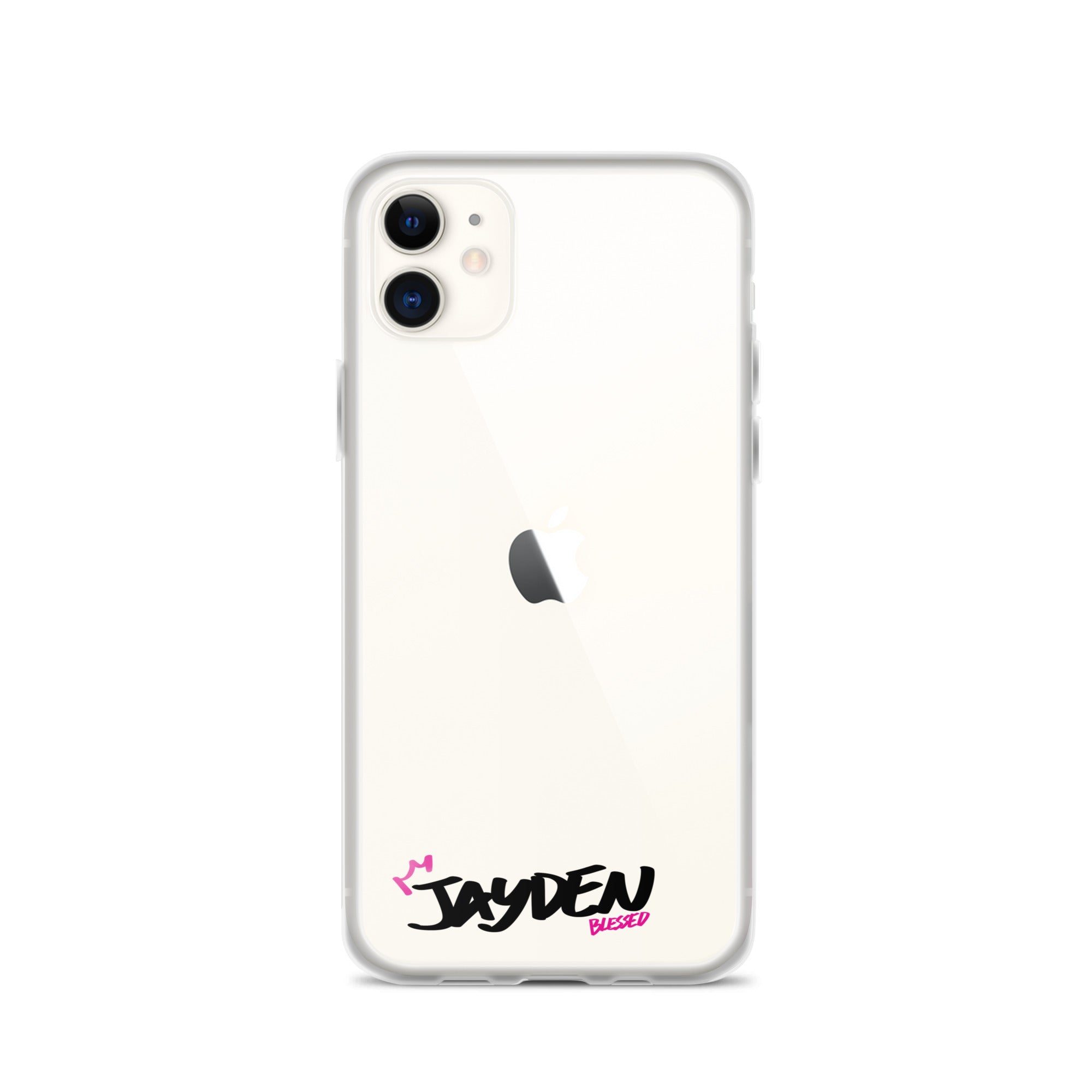 Clear iPhone Case - Jayden Blessed