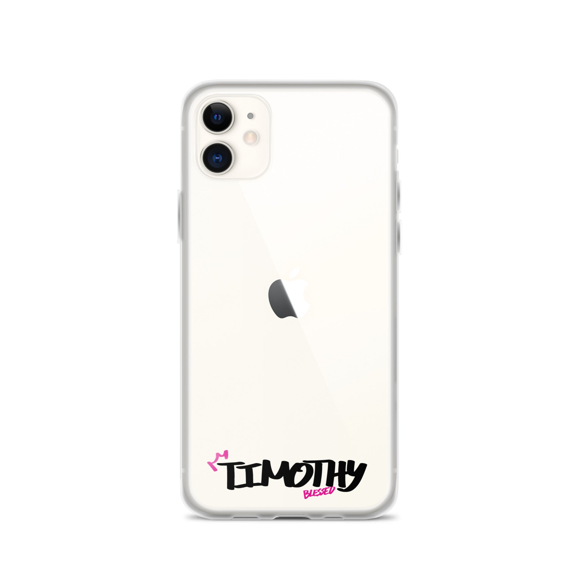 Clear iPhone Case - Timothy Blessed