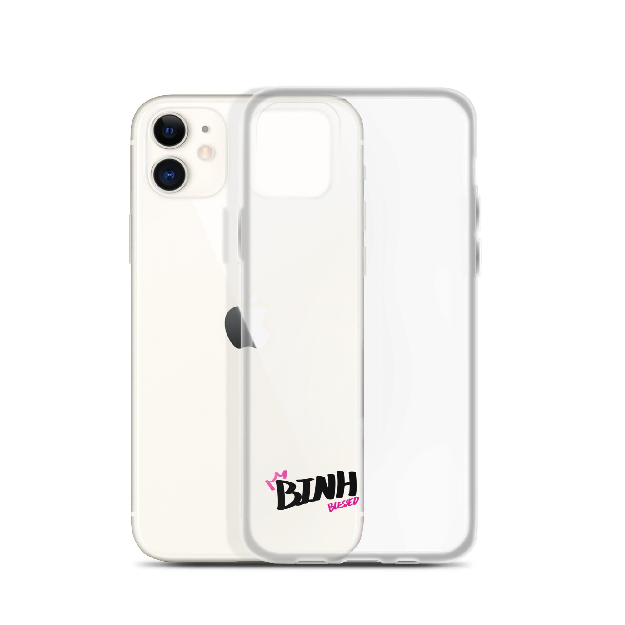 Clear iPhone Case - Binh Blessed