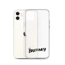 Clear iPhone Case - Brittney