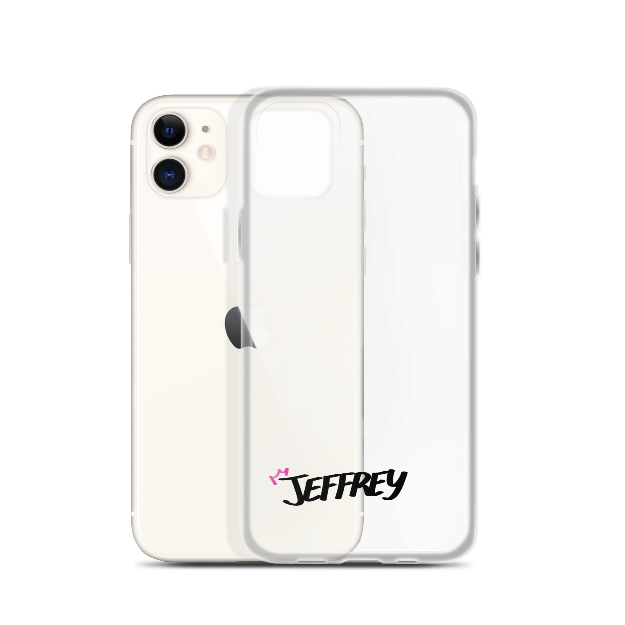 Clear iPhone Case - Jeffrey