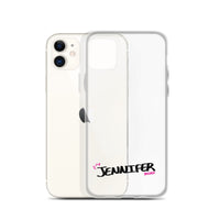 Clear iPhone Case - Jennifer Blessed