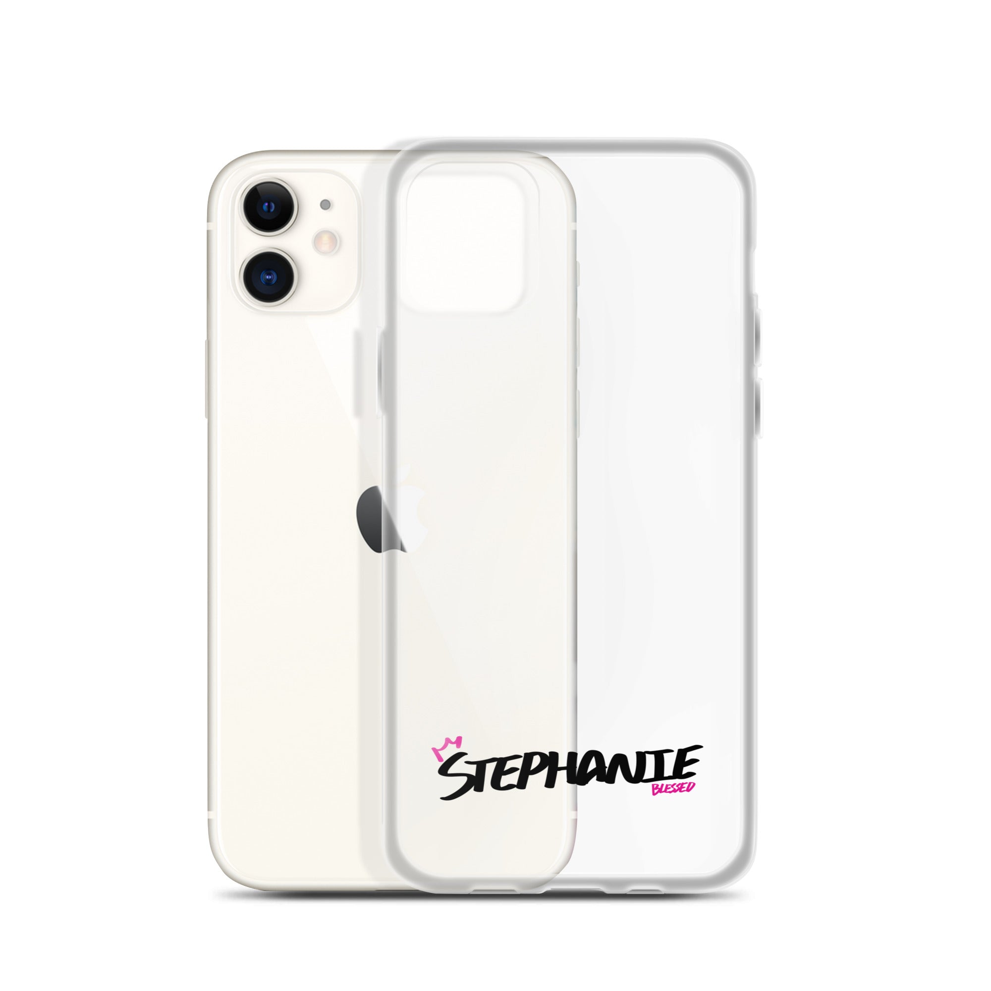 Clear iPhone Case - Stephanie Blessed