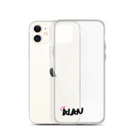 Clear iPhone Case Black Text - Alan