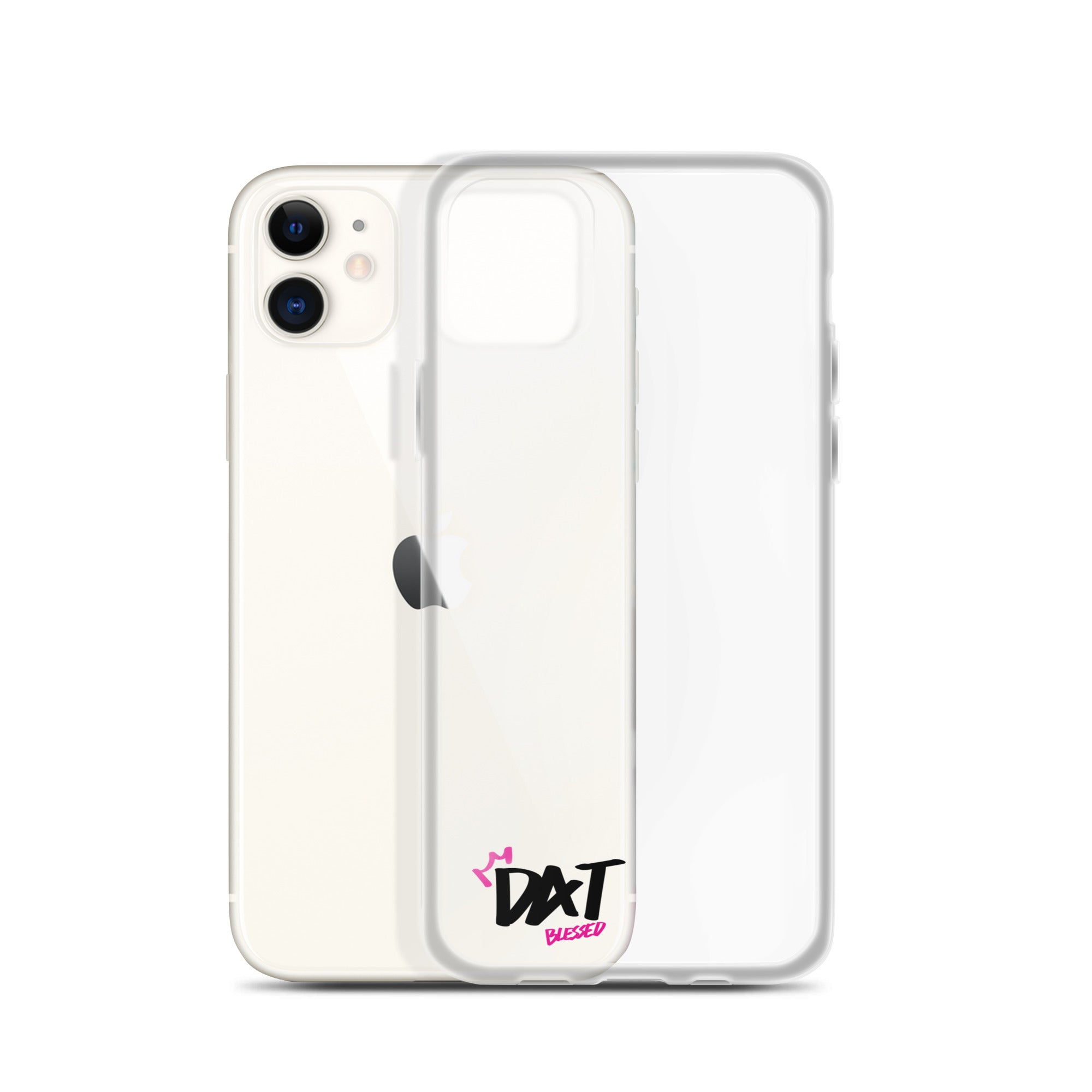 Clear iPhone Case - Dat Blessed