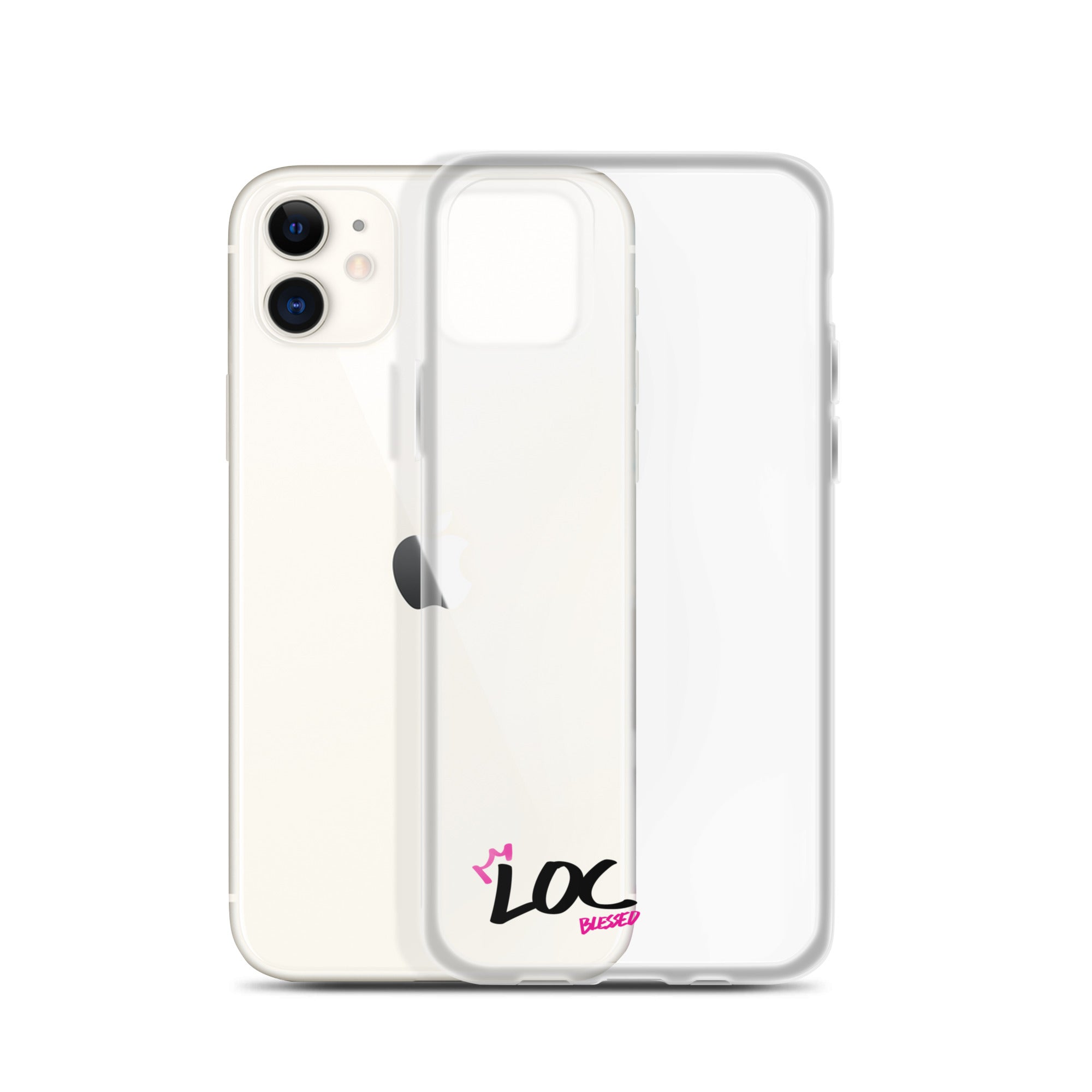 Clear iPhone Case - Loc Blessed