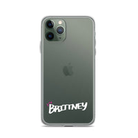 Clear iPhone Case - Brittney