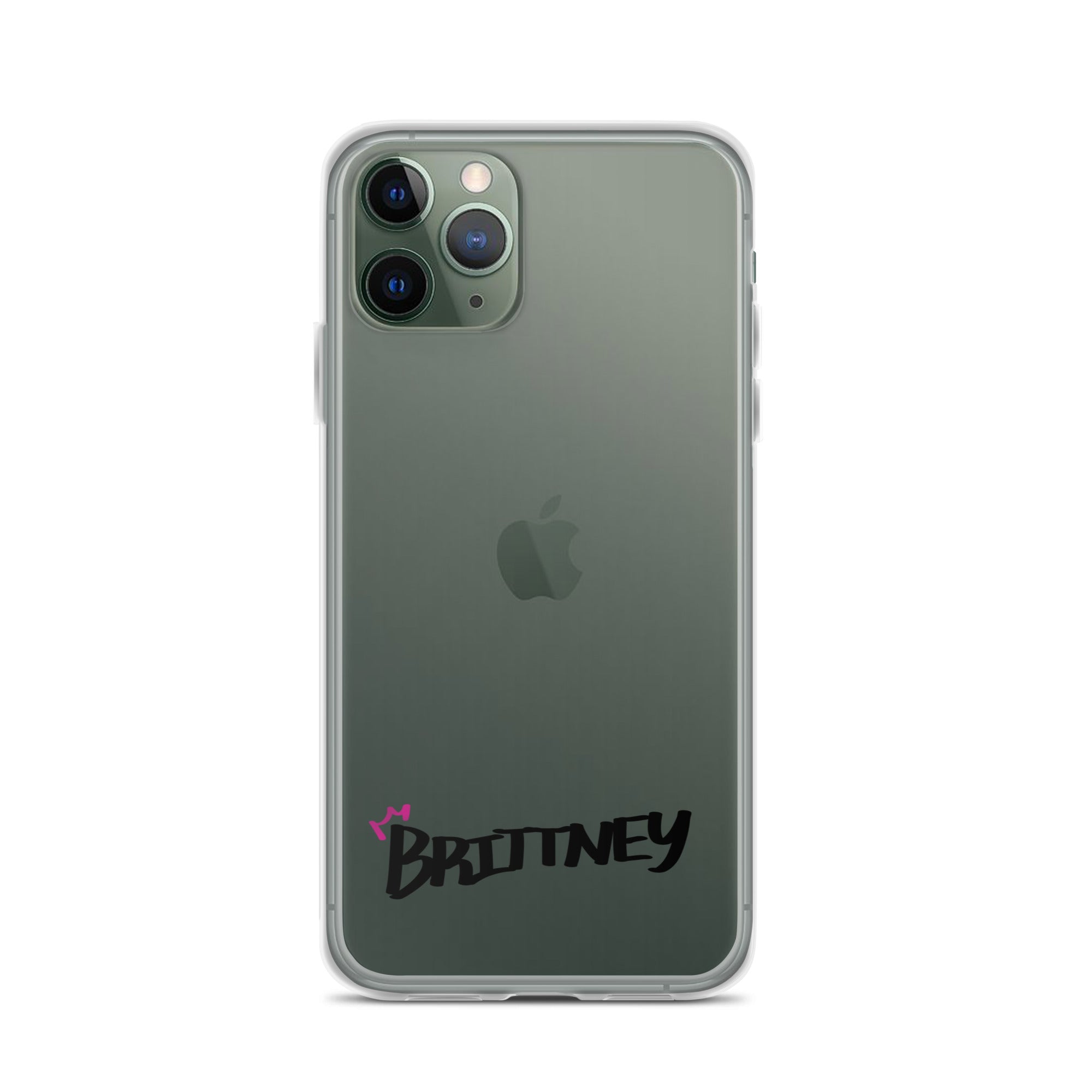 Clear iPhone Case - Brittney