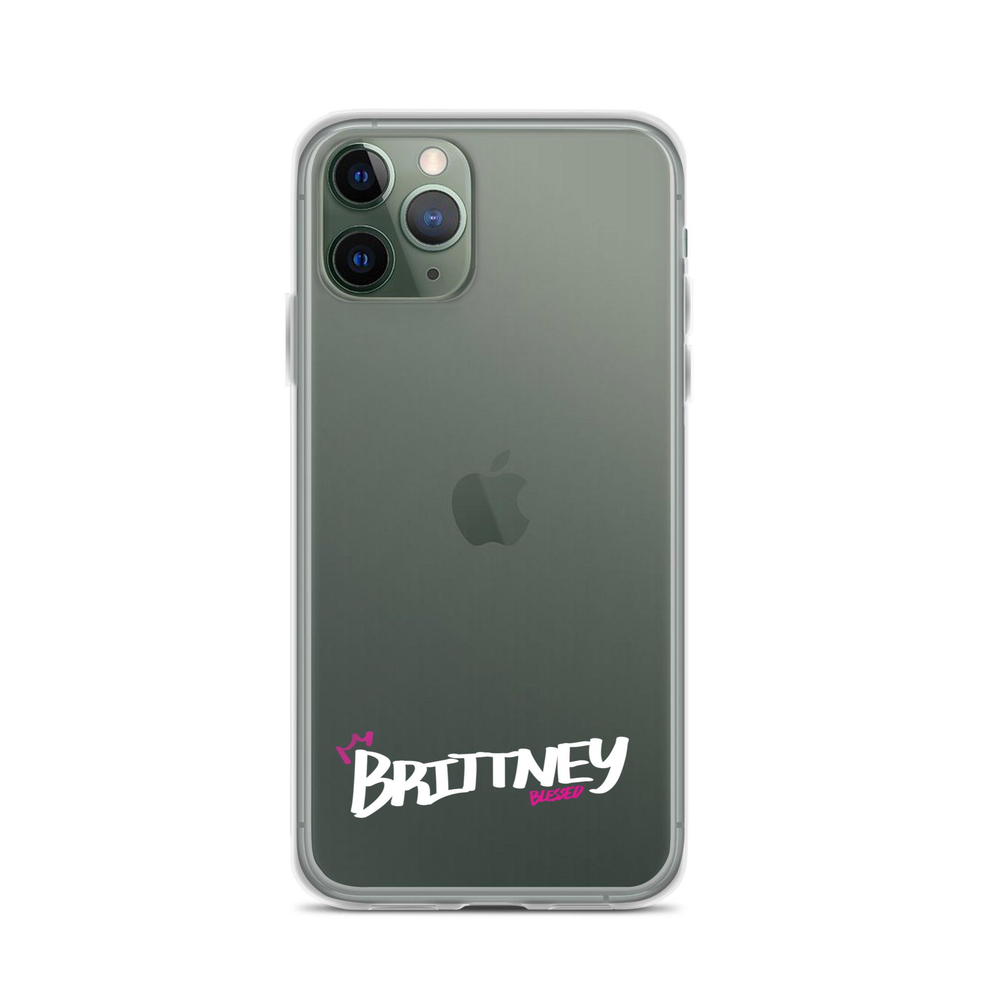 Clear iPhone Case - Brittney Blessed