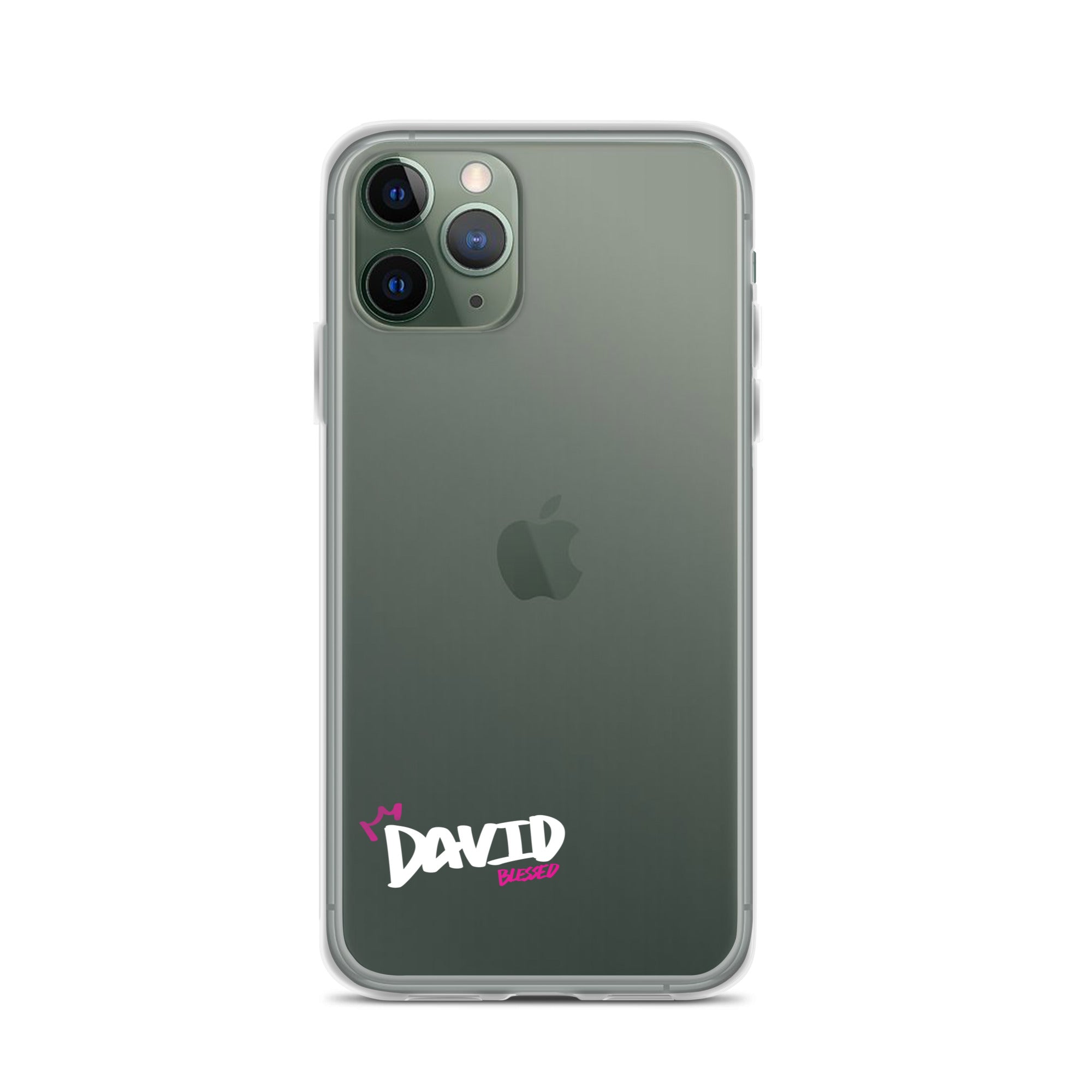 Clear iPhone Case - David Blessed