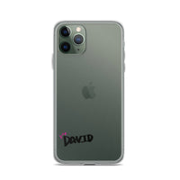 Clear iPhone Case - David