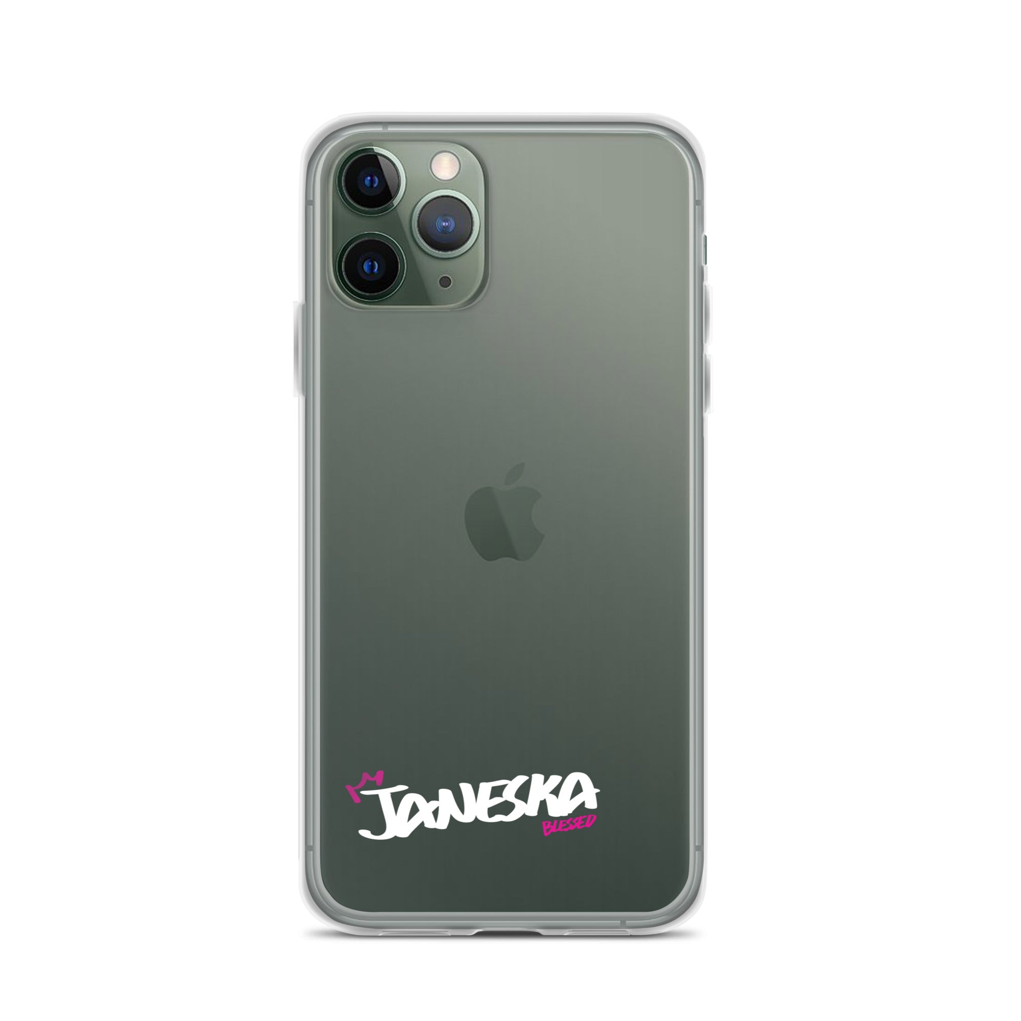 Clear iPhone Case - Janeska Blessed