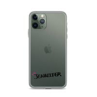 Clear iPhone Case - Jennifer