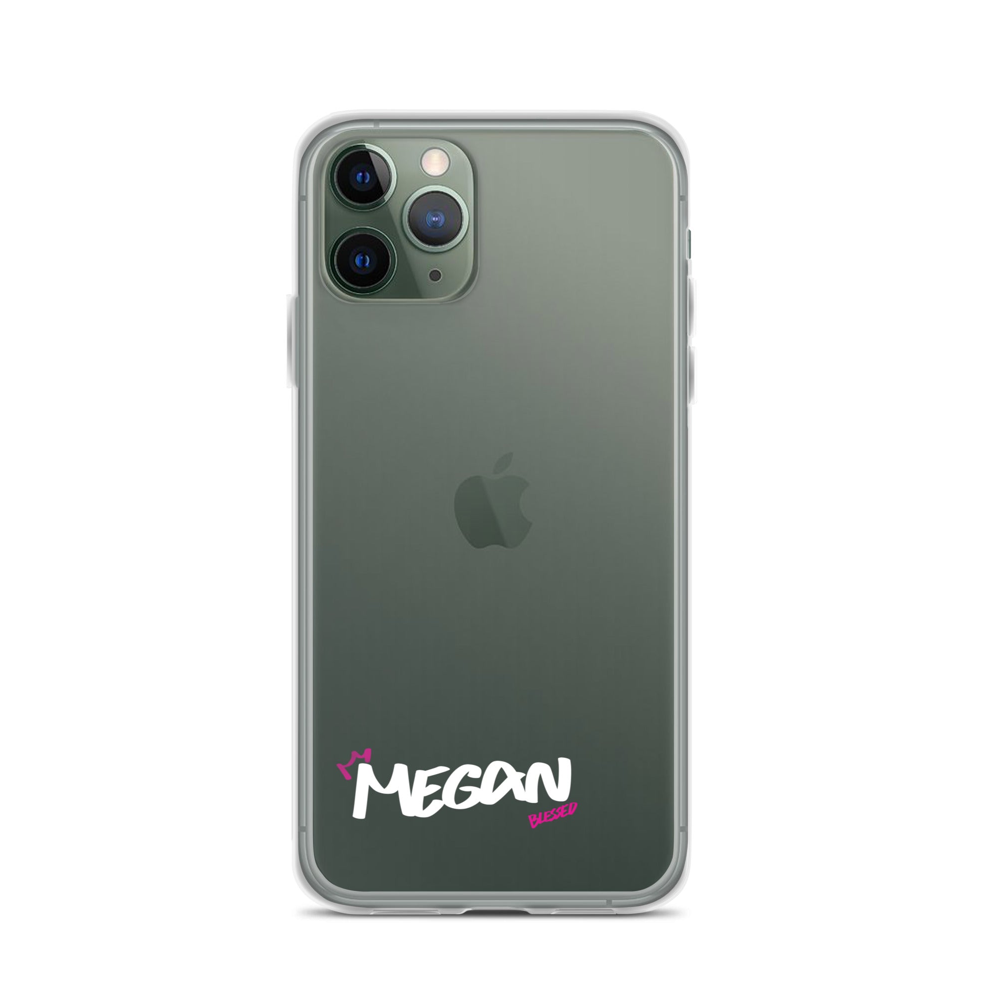 Clear iPhone Case - Megan Blessed