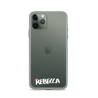 Clear iPhone Case - Rebecca