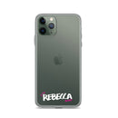 Clear iPhone Case - Rebecca Blessed