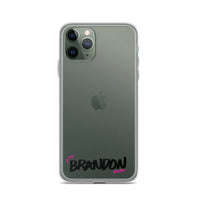 Clear iPhone Case - Brandon Blessed