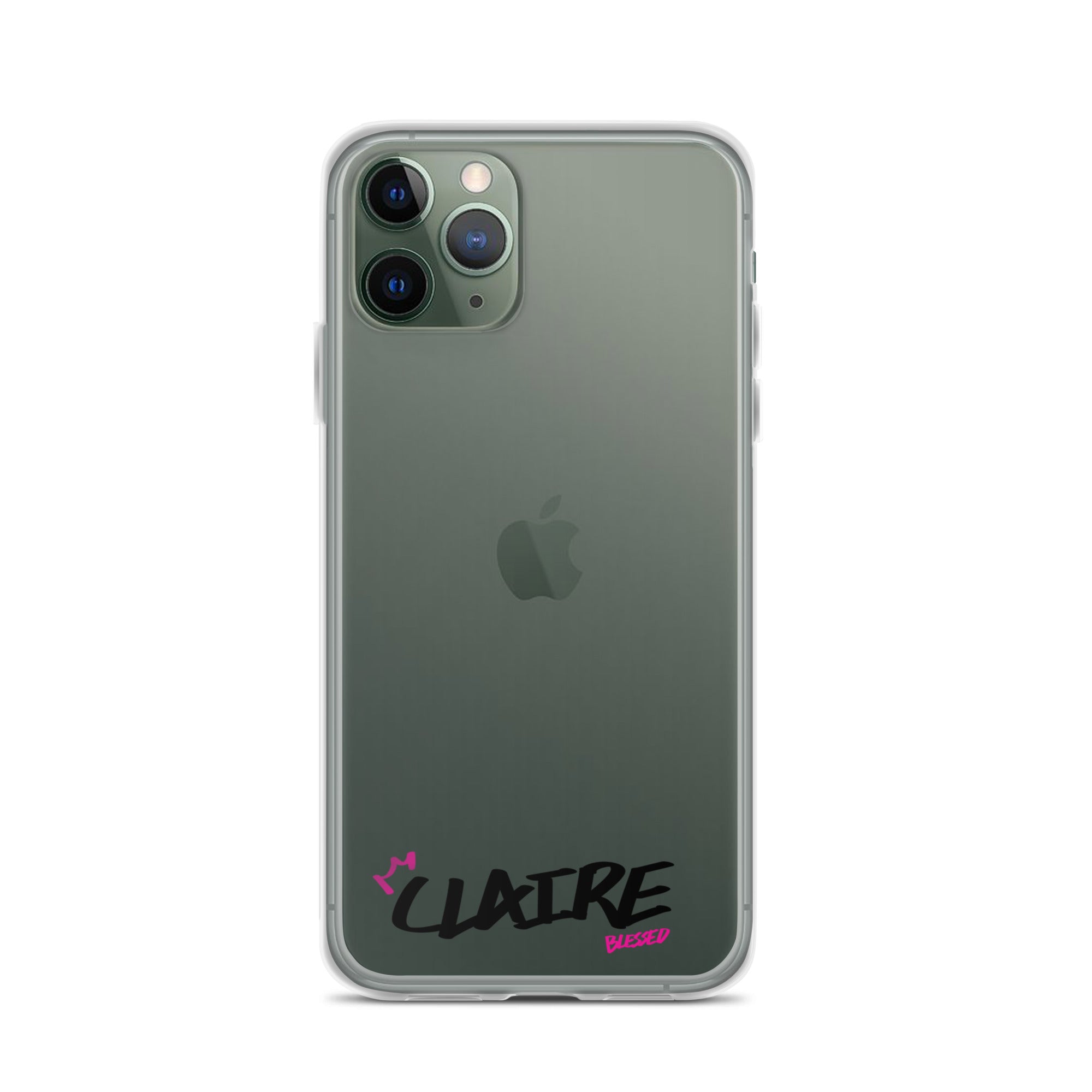 Clear iPhone Case - Claire Blessed