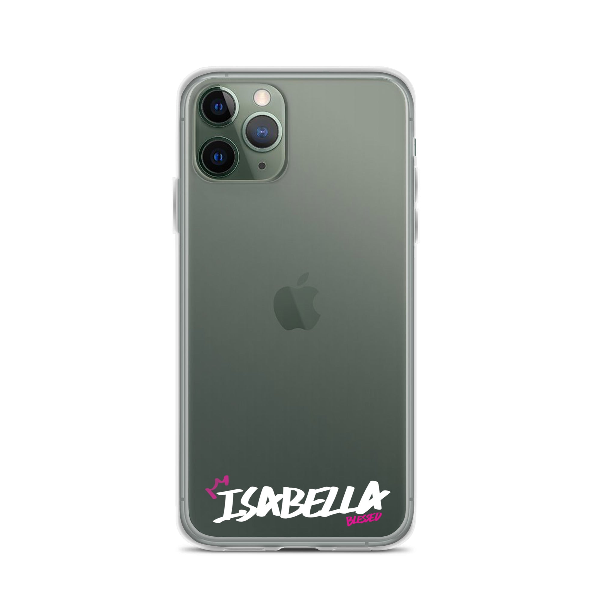 Clear iPhone Case - Isabella Blessed