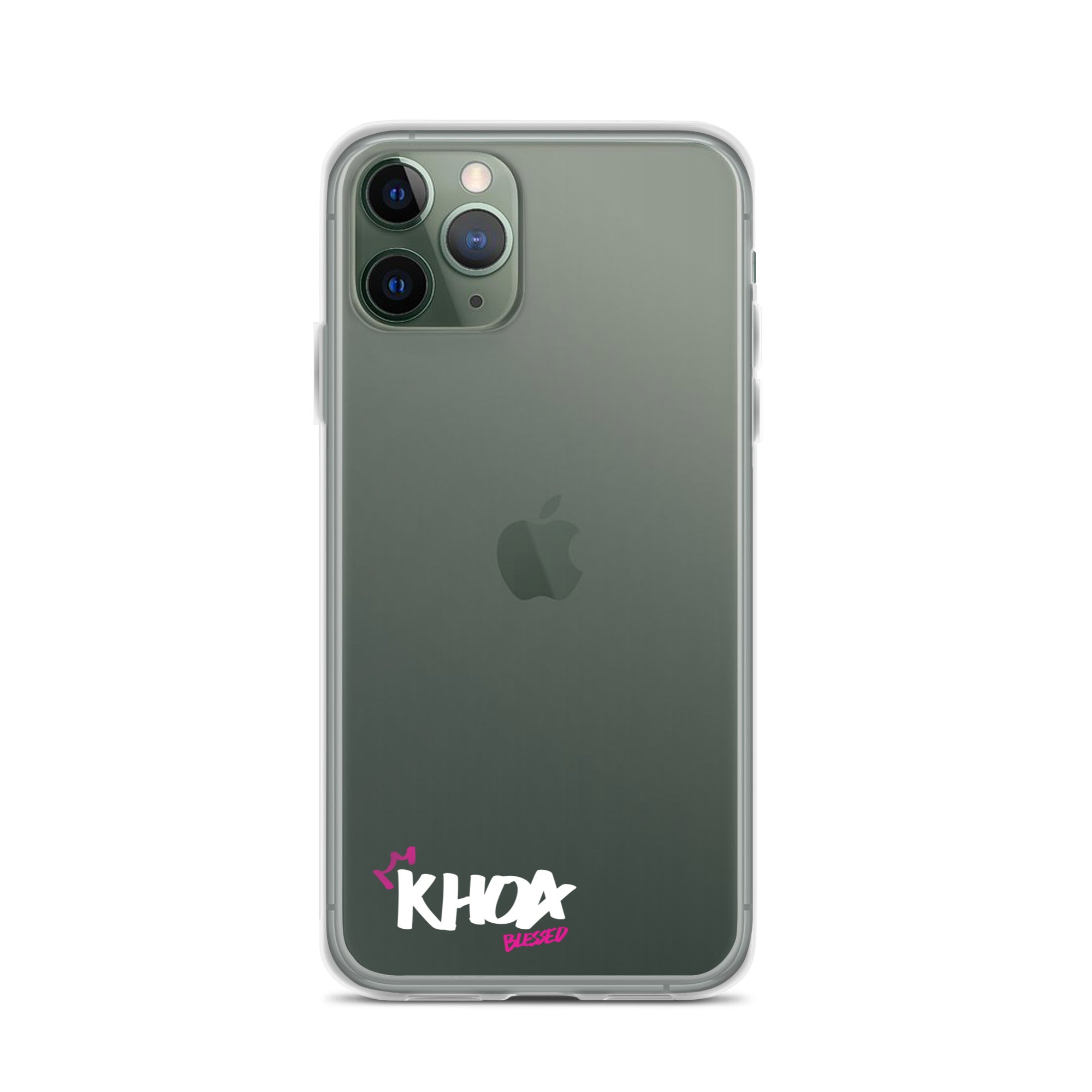 Clear iPhone Case - Khoa Blessed