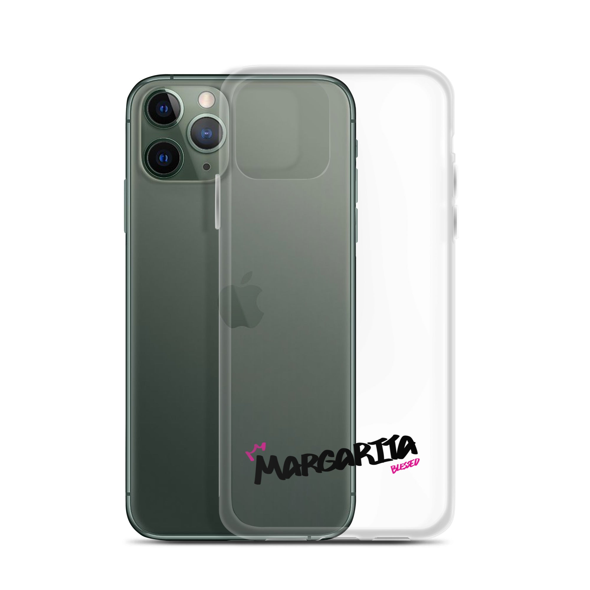 Clear iPhone Case - Margarita Blessed