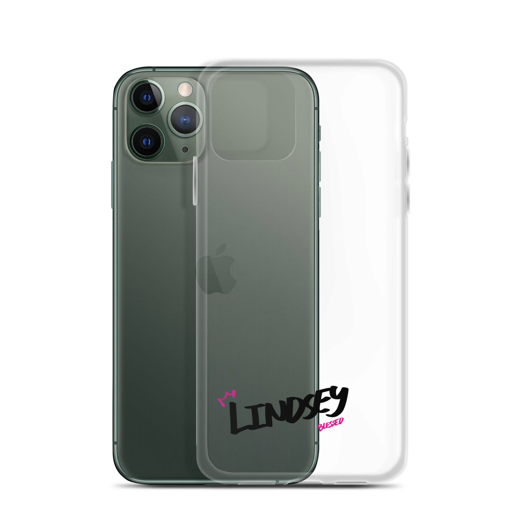 Clear iPhone Case - Lindsey Blessed