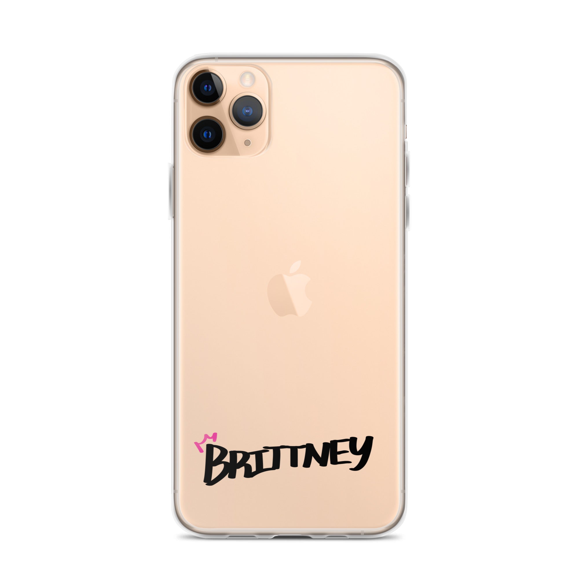 Clear iPhone Case - Brittney