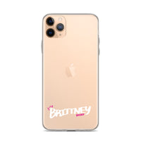 Clear iPhone Case - Brittney Blessed