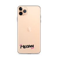 Clear iPhone Case - Megan Blessed