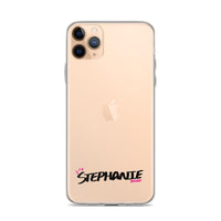 Clear iPhone Case - Stephanie Blessed