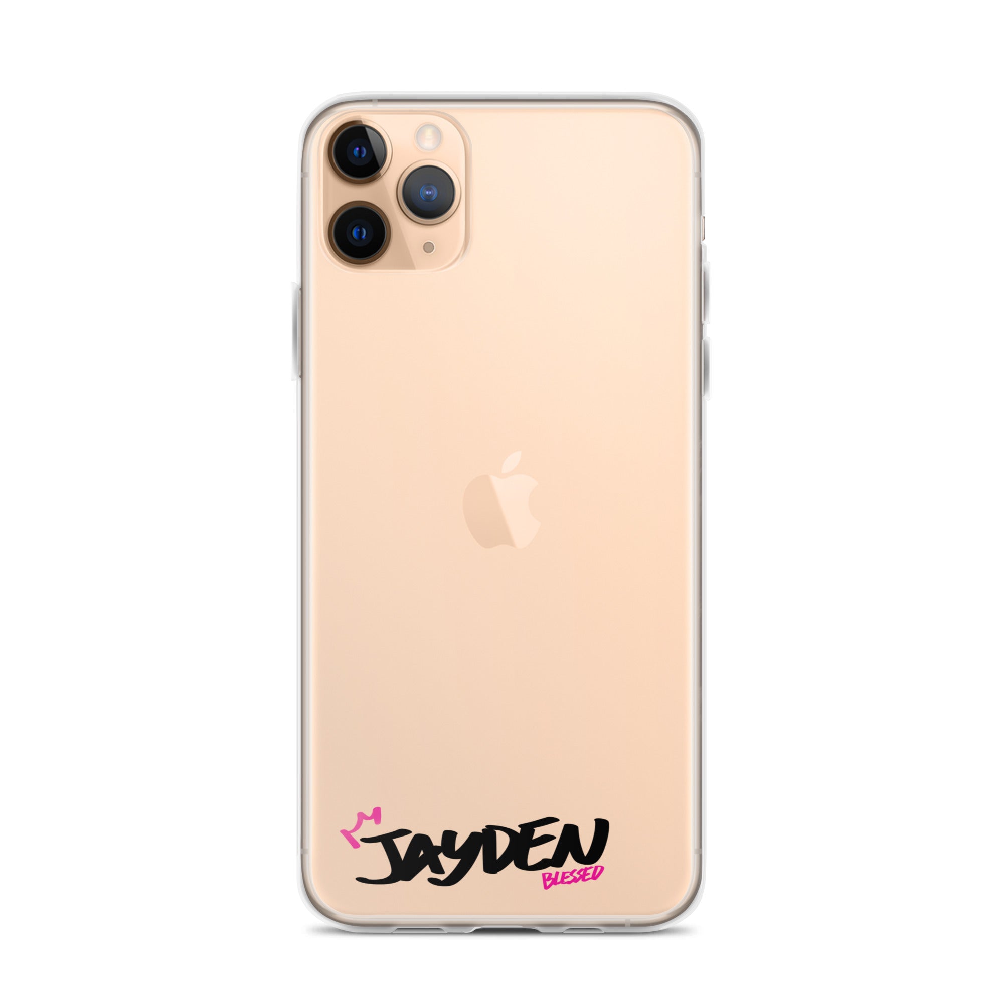 Clear iPhone Case - Jayden Blessed