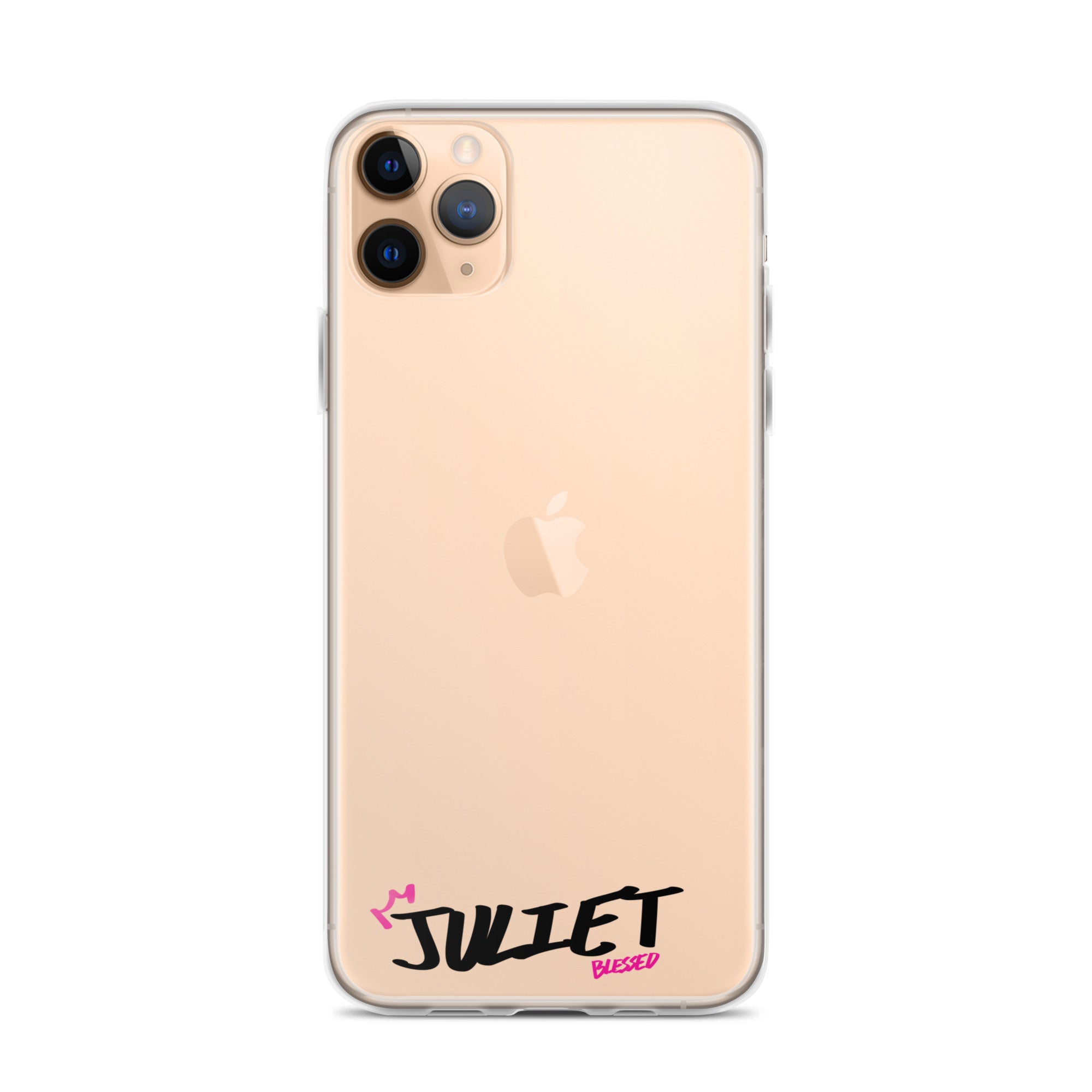 Clear iPhone Case - Juliet Blessed