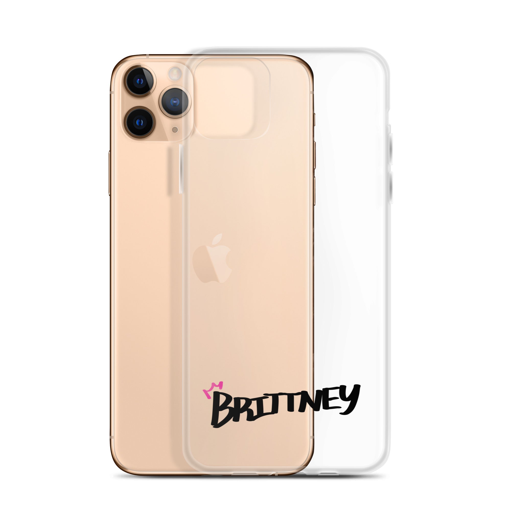 Clear iPhone Case - Brittney