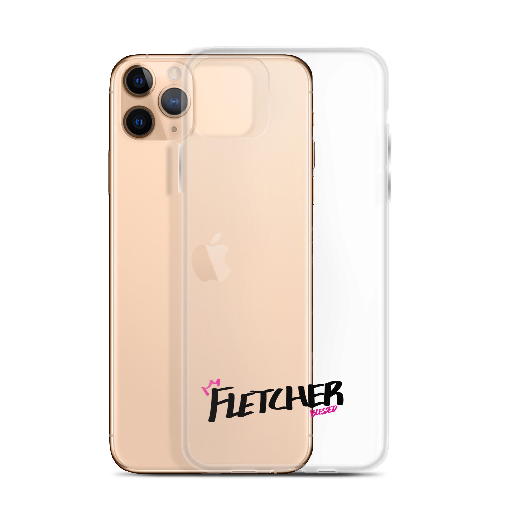 Clear iPhone Case - Fletcher Blessed