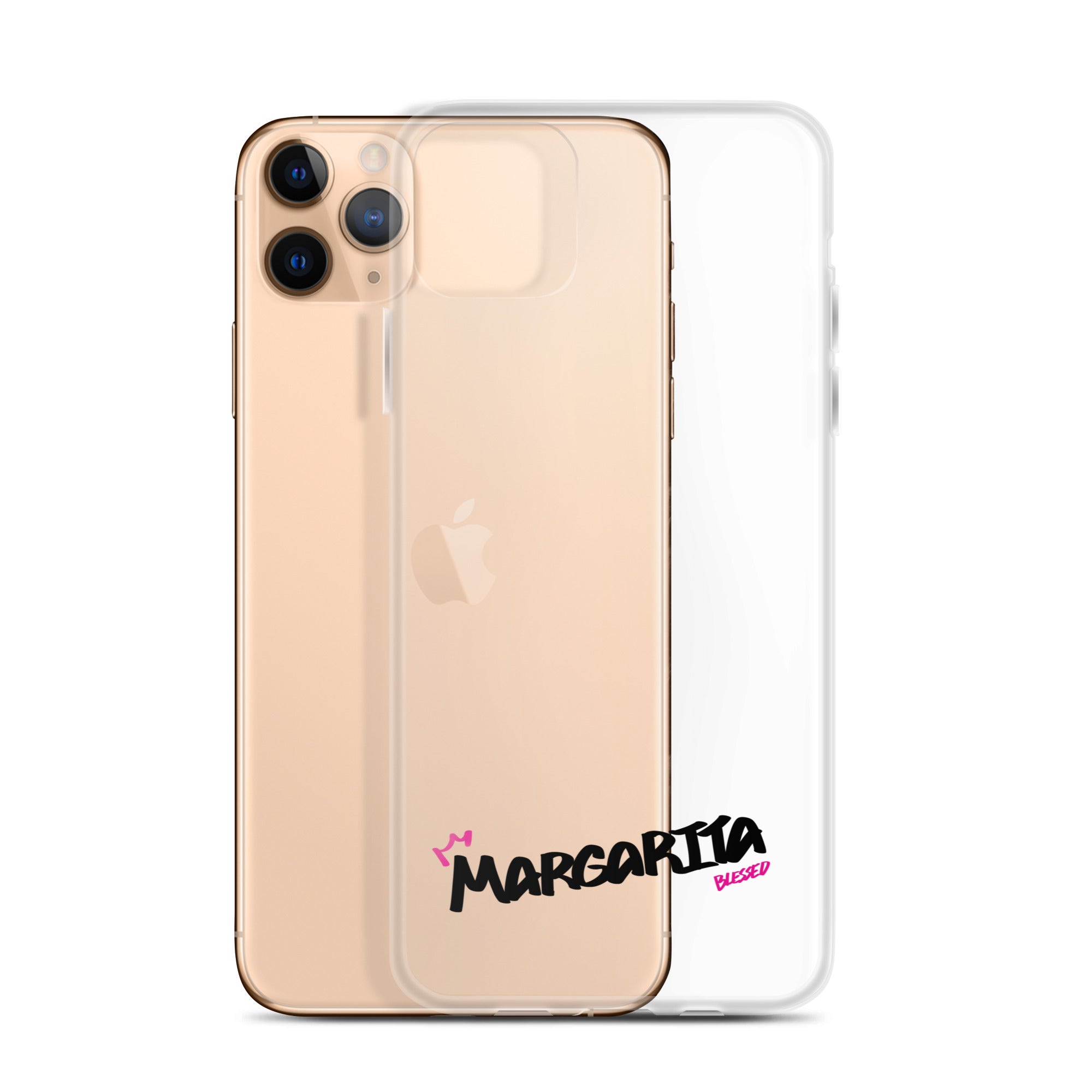 Clear iPhone Case - Margarita Blessed