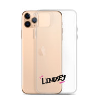 Clear iPhone Case - Lindsey Blessed