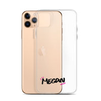 Clear iPhone Case - Megan Blessed