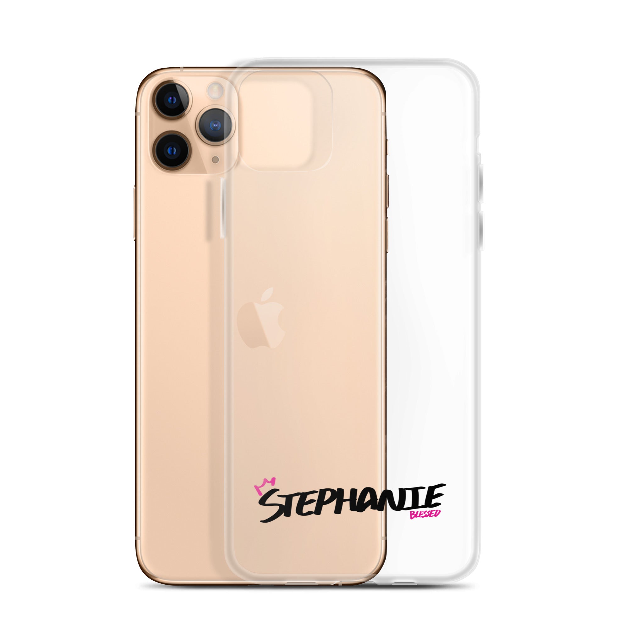 Clear iPhone Case - Stephanie Blessed