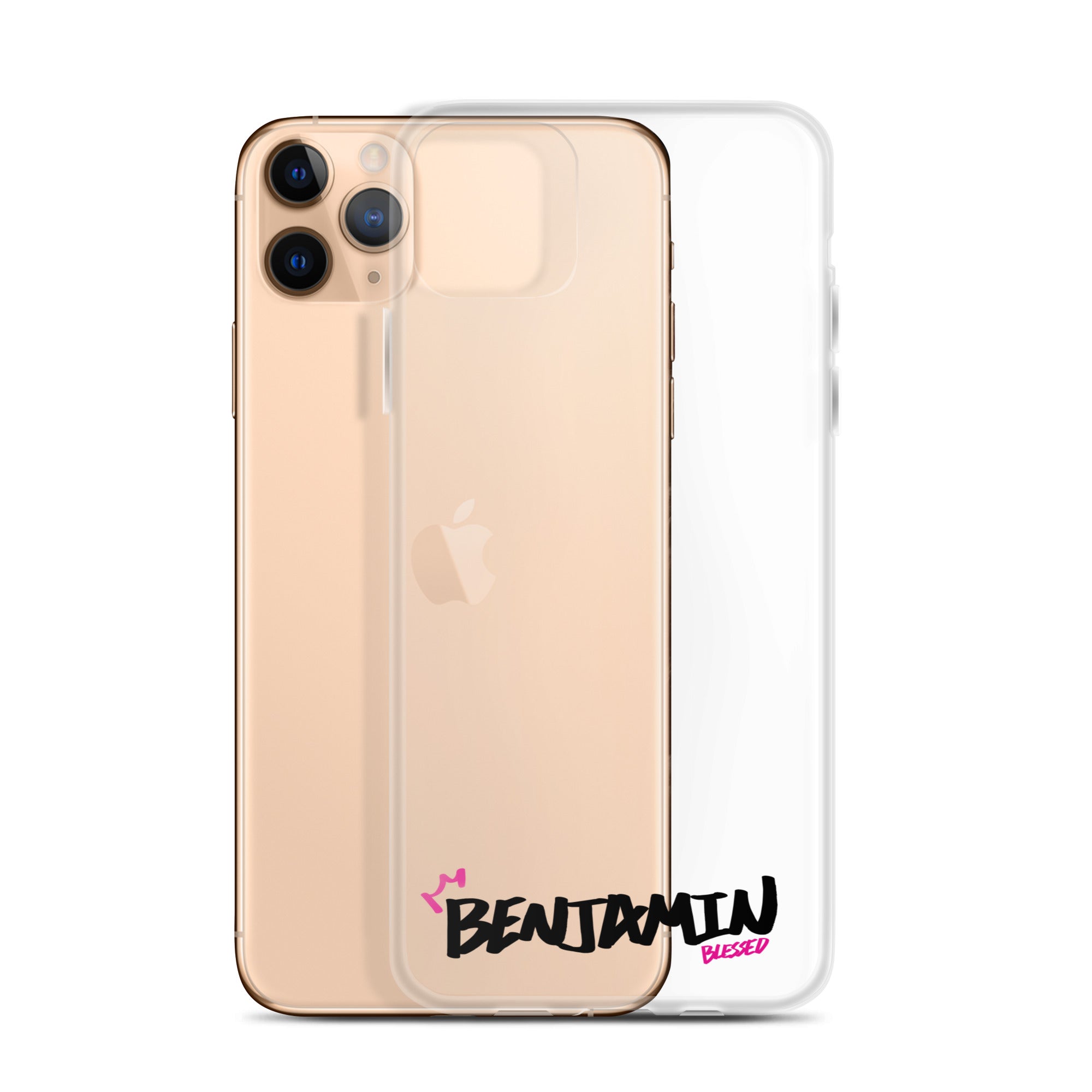 Clear iPhone Case - Benjamin Blessed