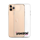 Clear iPhone Case - Brandon Blessed