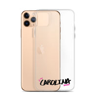 Clear iPhone Case - Carolina Blessed