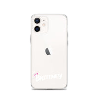 Clear iPhone Case - Brittney