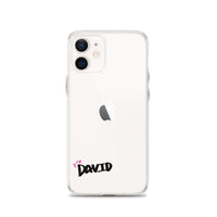 Clear iPhone Case - David